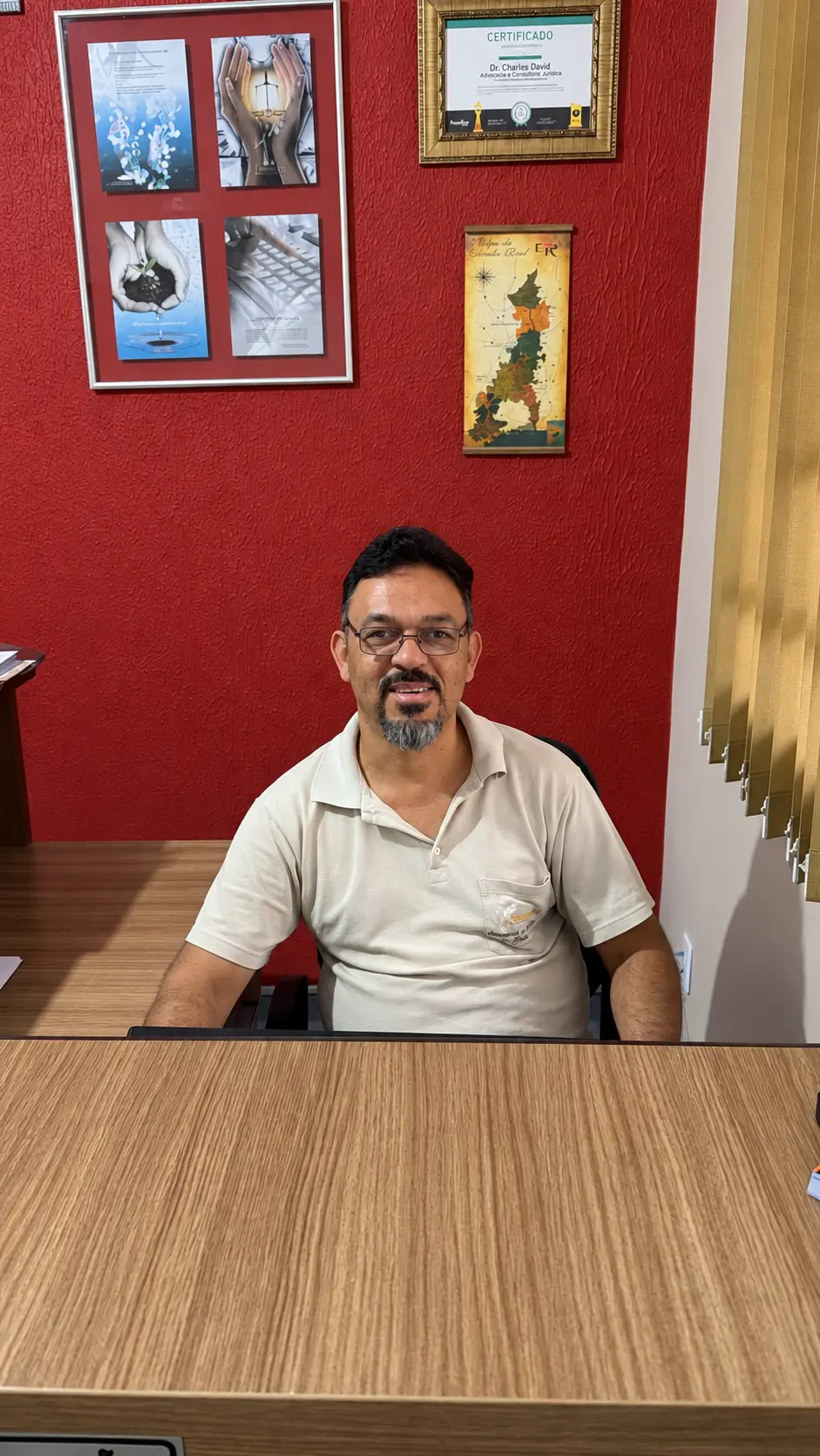 Maurico, assessor do escritório Dr. Charles David Advocacia